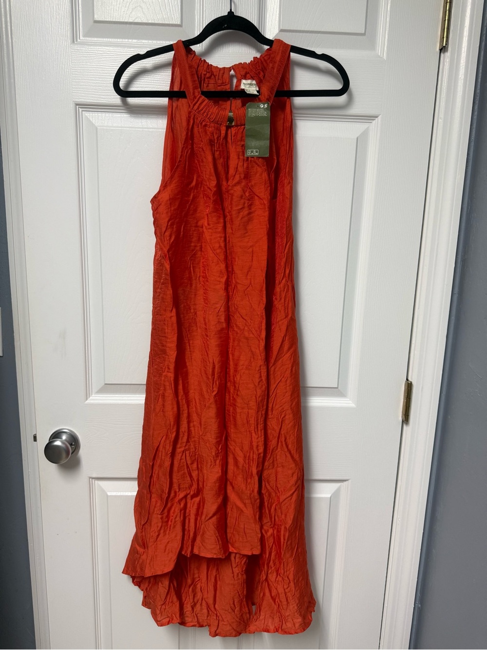 H&M Bright Orange Sleeveless Maxi Dress